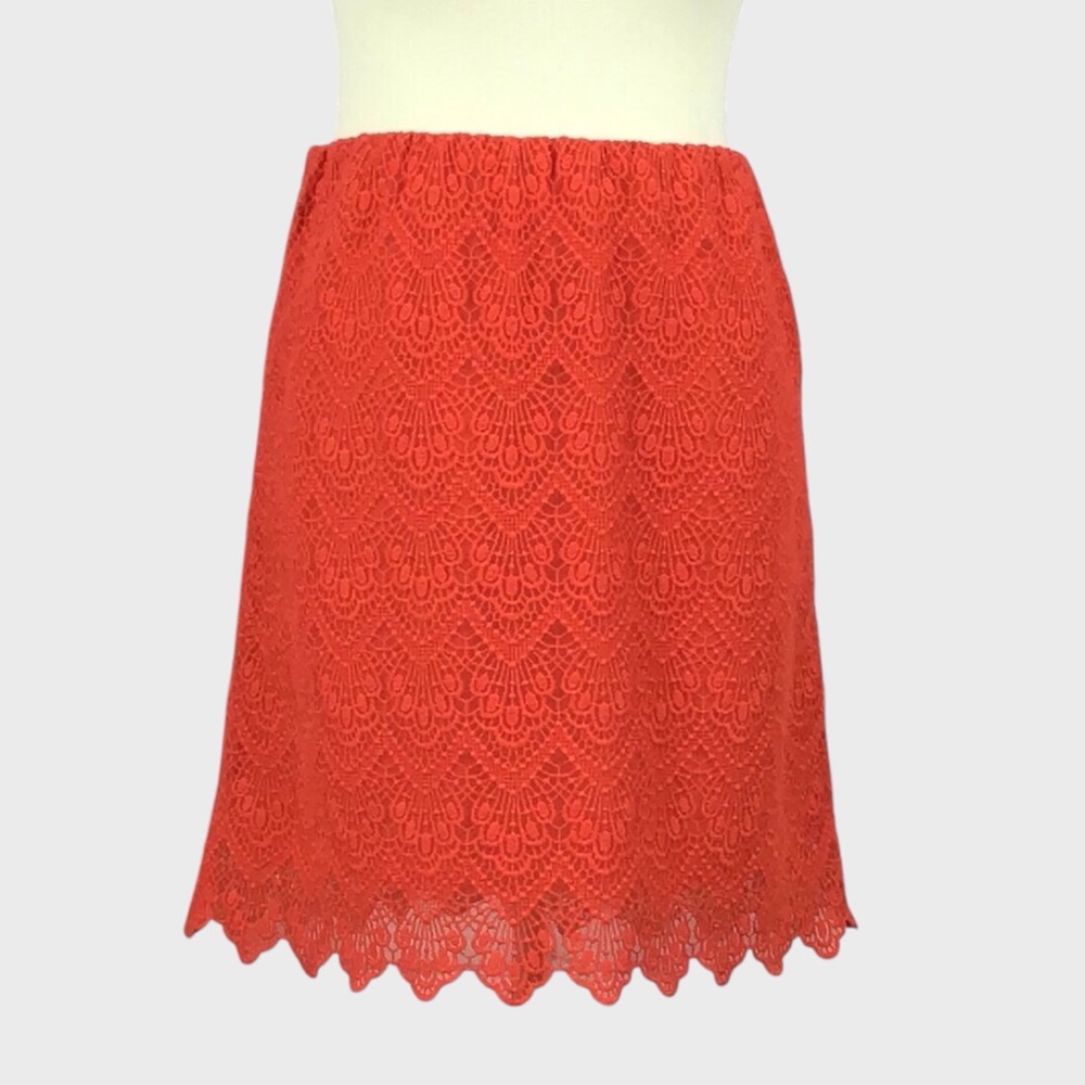 NWT J Crew Embroidered Lace Mini Skirt‎